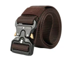 Sport Belt Quick Dry Adjustable Freely Solid Color Durable Breathable Waist Strap Daily Wear Belt Coffee