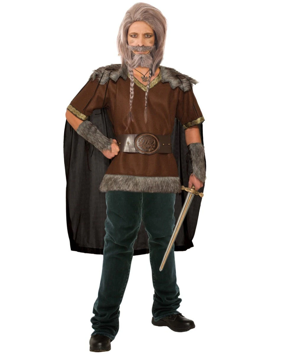 Fearless Viking Men's Plus Size Medieval Costume Mens