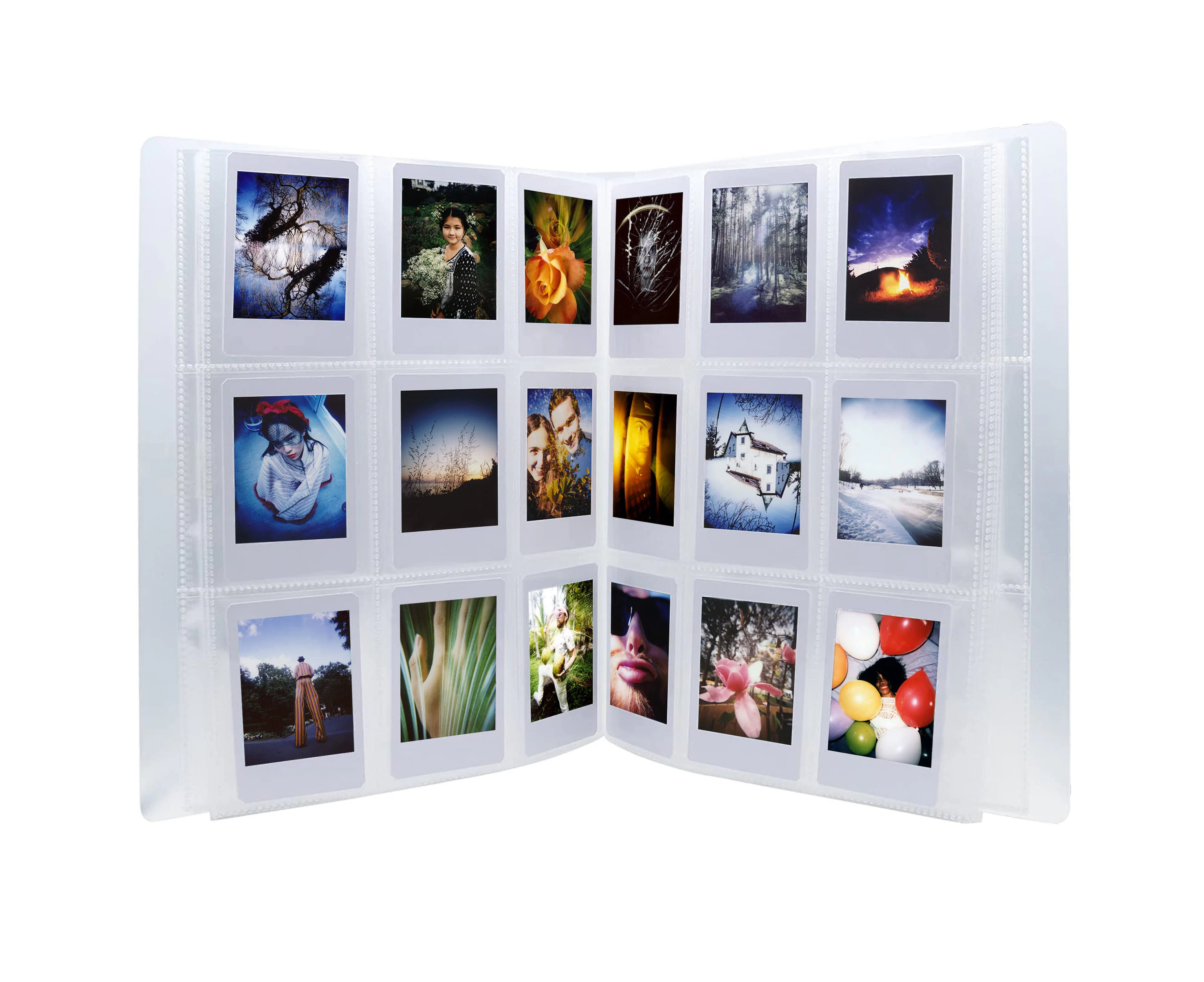 Lifebea 3 inch 432 Pockets Instax Album for Fujifilm Instax Film-Clear