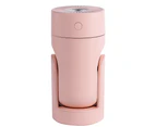 Humidifier usb rechargeable home car mini air humidifier for winter pink style2