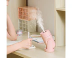 Humidifier usb rechargeable home car mini air humidifier for winter pink style2