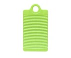 Antiskid Mini Washboard Plastic Washing Board Household for Students Clothes Clean Laundry Green