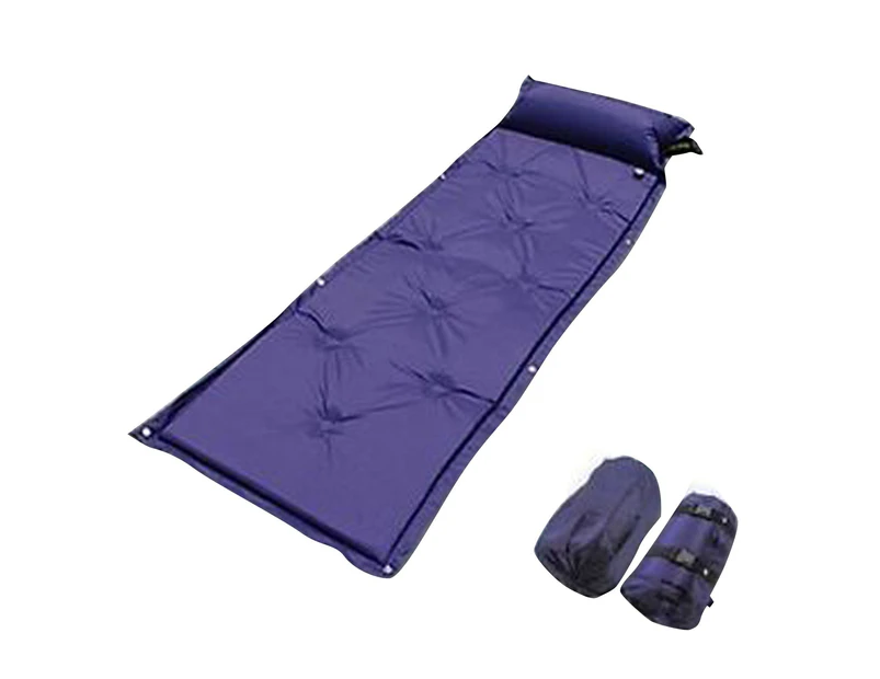 Self Inflating Mattress Camping Hiking Airbed Mat Sleeping with Pillow Bag Camp