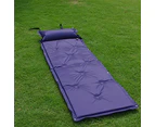 Self Inflating Mattress Camping Hiking Airbed Mat Sleeping with Pillow Bag Camp