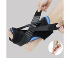 Plantar Fasciitis Foot Splint Night Splint, Drop Foot Orthosis with Spiky Massage Ball and Soft Sponge Pad