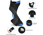 Plantar Fasciitis Foot Splint Night Splint, Drop Foot Orthosis with Spiky Massage Ball and Soft Sponge Pad