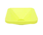 10Pcs Training Cones Square Bright Color Stackable Compact Cones Marker For Sports Football Green