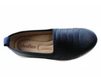 Usaflex Resna Womens Comfortable Cushioned Shoes Made In Brazil - Navy