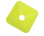 10Pcs Training Cones Square Bright Color Stackable Compact Cones Marker For Sports Football Green