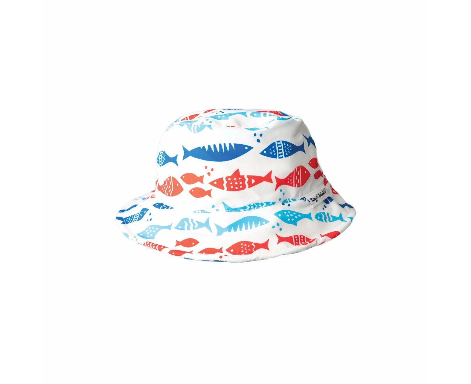 Tiny Twinkle - UPF 50+ Kids Sun Bucket Hat - Tribal Fish