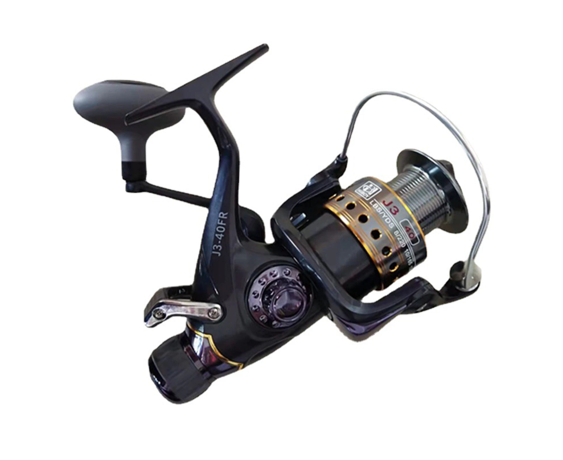 Fishing Reels High Strength Stable Solid Adjustable Brake Force Fishing Wheel for Outdoor - Black