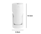Humidifier usb rechargeable home car mini air humidifier for winter white style2
