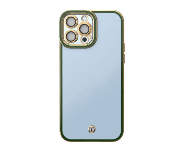 Iphone TPU Case 13 Mini Clear Soft Case Green Case Cover