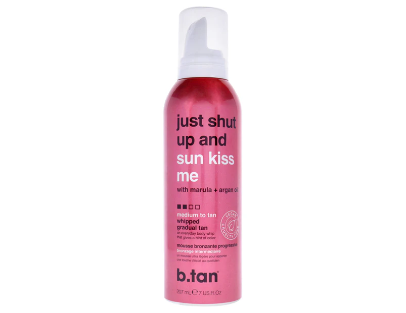 Just Shut Up and Sunkiss Me Gradual Tan Mousse by B.Tan for Unisex - 7 oz Mousse