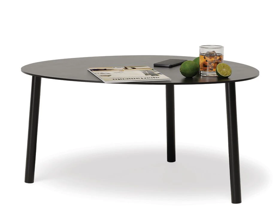 Cetara Outdoor Coffee Table - Medium - Black