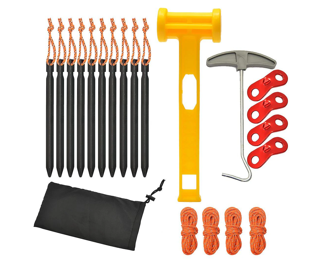 Aluminum Alloy Tent Stakes Set