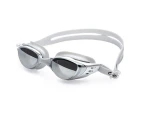 Swimming Goggles, Swim Goggles For Adult Men Women Youth Kids Children, With Anti-Fog, Waterproof, Protection Lenses,Silver