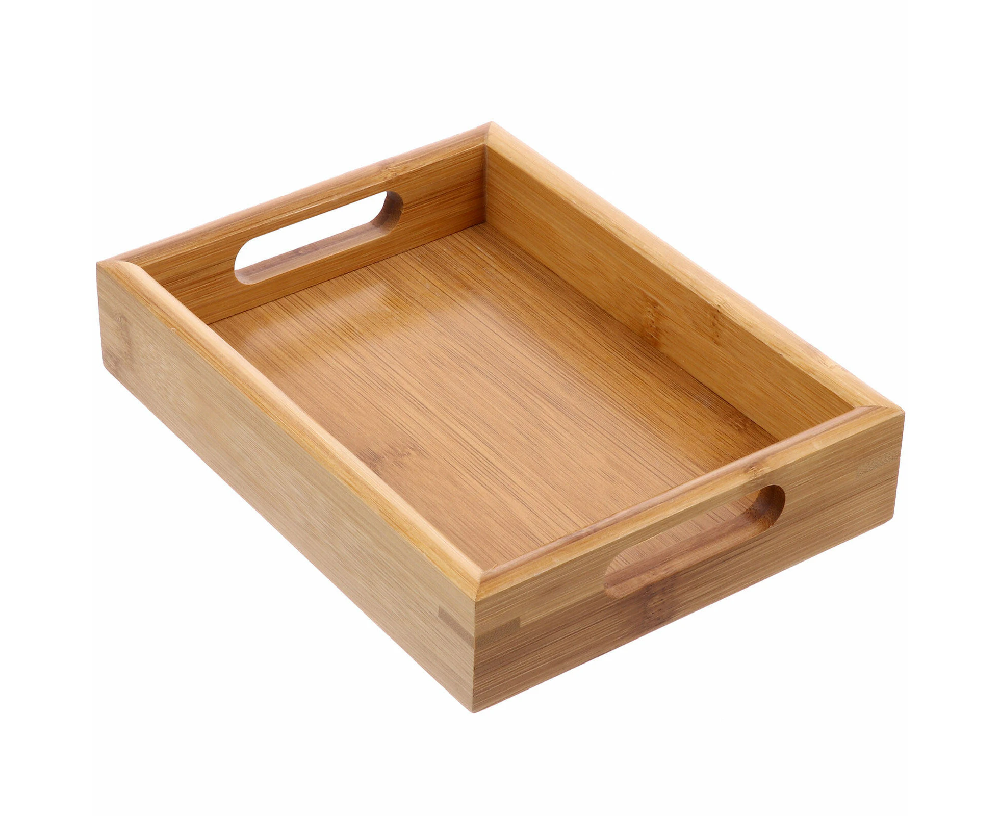 Breakfast Tray Bamboo Food Serving Tray Practical Snack Fruits Storage Tray