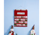 for Creative Christmas Advent Calendar Candy Storage Bag Reusable Countdown Xmas Hanging Calendar New Year Ornaments Decoration