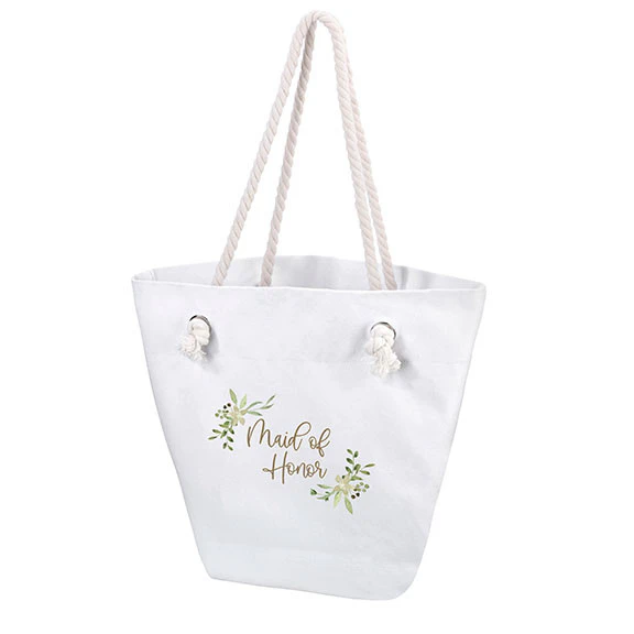 Maid of Honor Tote Bag Bridal Party Gifts for Wedding Day Handbags Accessories