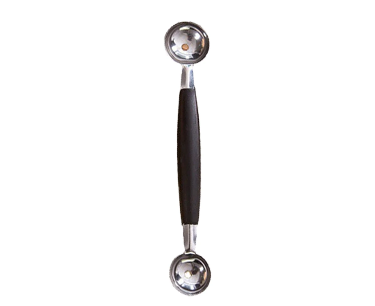 Double Ended Headed Fruit Icecream Ball Spoon ,Stainless Steel Melon Baller,Smooth Round Melon Balls Melon Scoop