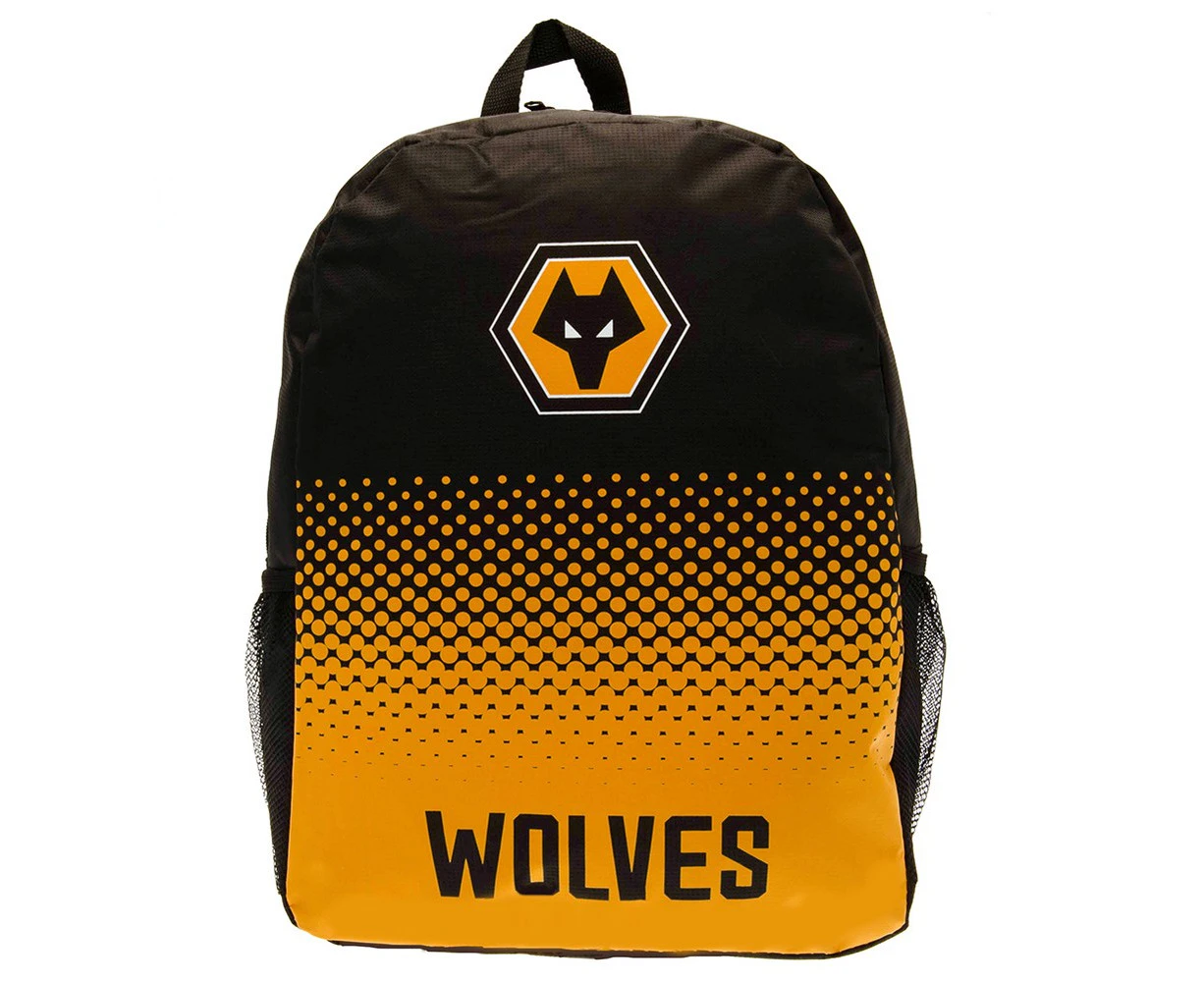 Wolverhampton Wanderers FC Fade Backpack (Black/Yellow) - TA9592