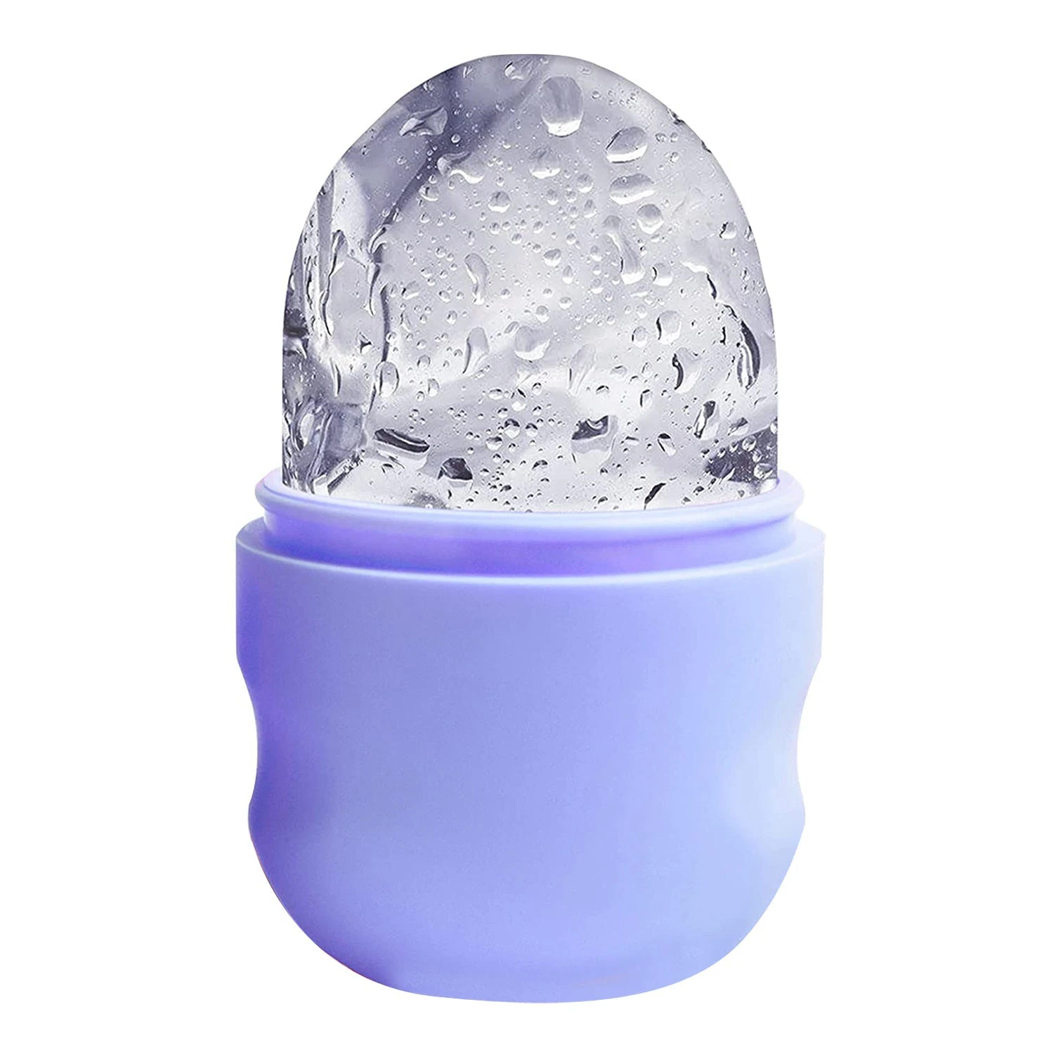 Purple Ice Mold Roller Holder for Face Reusable Facial Ice Cube