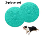 Flexible Floatable Dog Disc Toy for Long-Distance Flies and Floats, Lightweight Soft Flying Discs Toy for Small Medium Large Dogs Green
