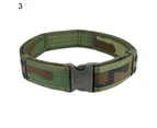 Nylon Camouflage Tactical Belt Military Survival Adjustable Buckle Waistband 2#