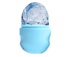 Blue Ice Mold Roller Holder for Face Reusable Facial Ice Cube