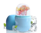 Blue Ice Mold Roller Holder for Face Reusable Facial Ice Cube