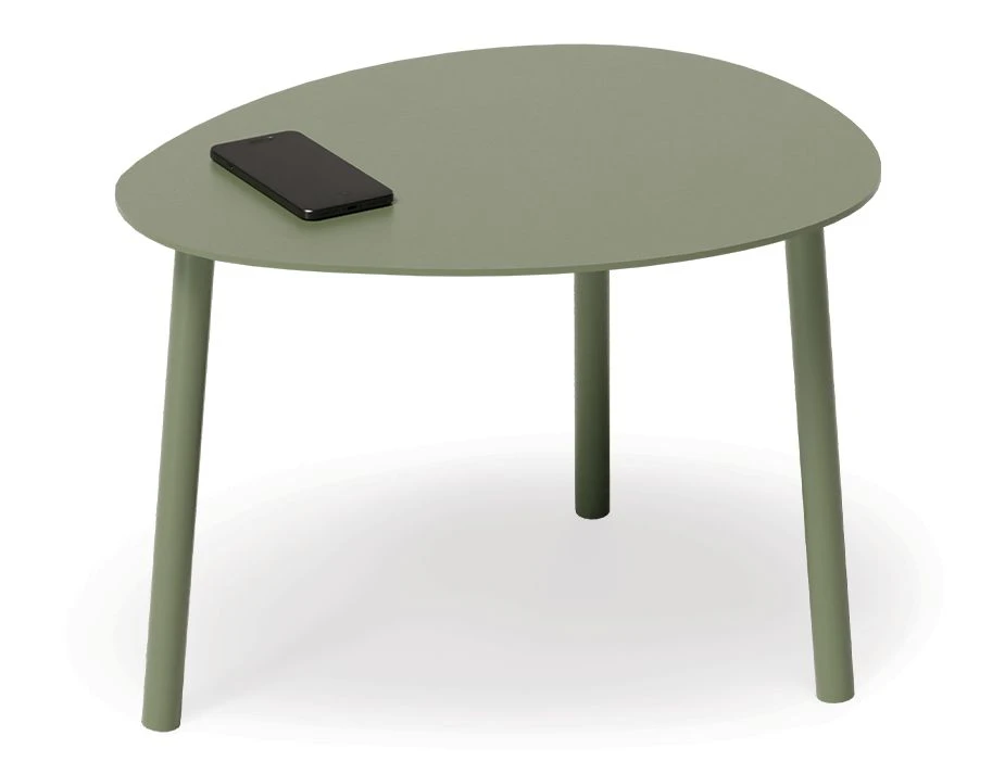 Cetara Outdoor Side Table - Pale Eucalyptus Green