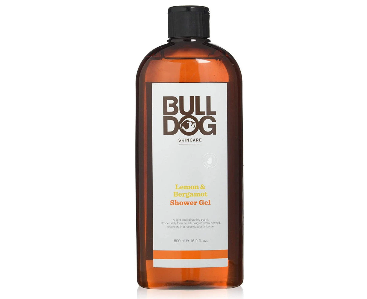 Bulldog Skincare Mens Shower Gel Lemon & Bergamot Body Wash 500mL