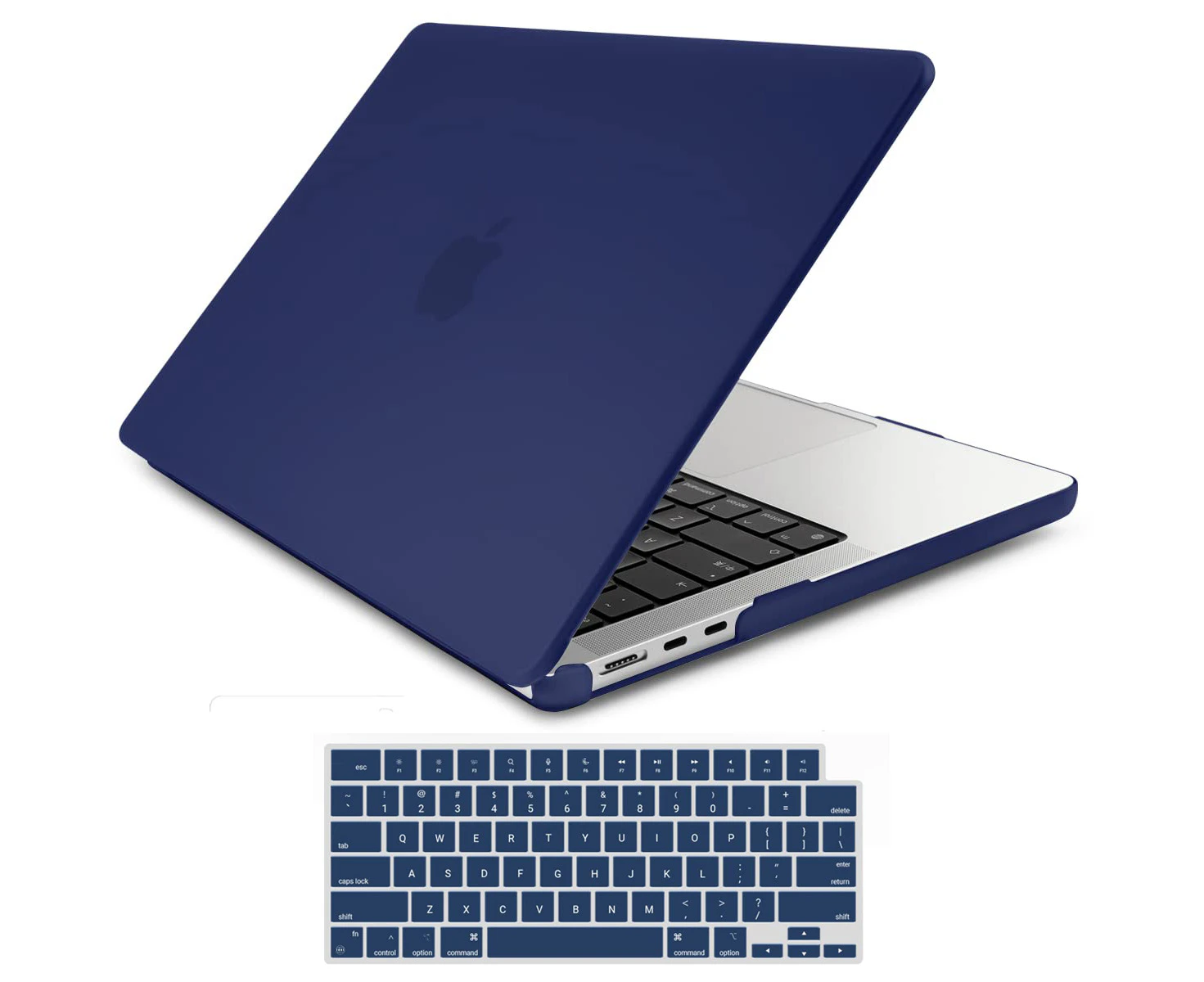 2023 2022 MacBook Air 13 inch case M2 Model A2681 Hard Shell Case Keyboard Cover Blue