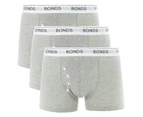 9 x Mens Bonds Guyfront Trunks Underwear Undies Grey Marle Cotton/Elastane - Grey Marle