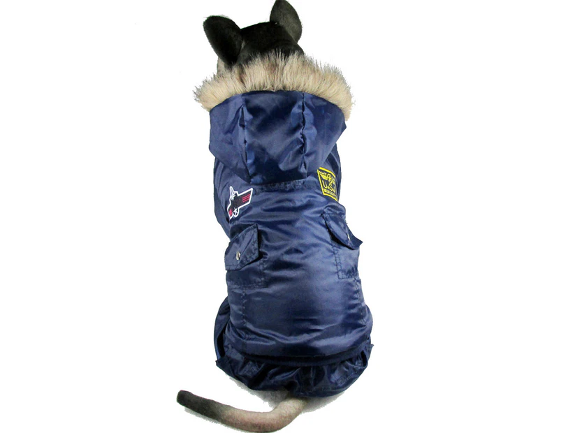 -m-Pet Autumn and Winter Clothes Dog Thick Cotton Coat Four legged Dog Clothes