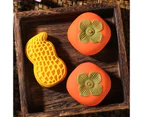 DIY 3D Mooncake Mold Set Persimmon/Peanut Shape Mooncake Plastic Mold Press Safe - Peanut