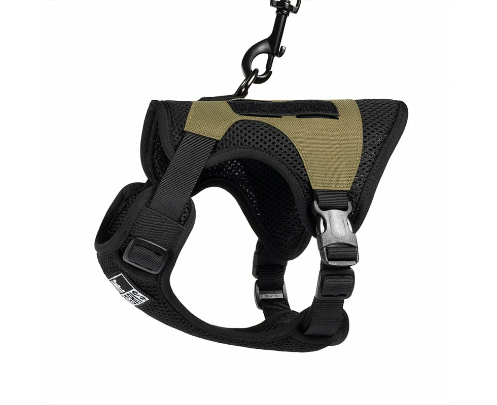 Protective Escape Proof Tactical Cat Harness - Brown