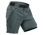 DECATHLON QUECHUA Men's Mountain Shorts - MH500 - dark grey green