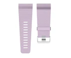 WASSUP Soft Silicone Band For Fitbit Surge Smart Watch Replacement Accessories-Light Purple