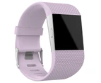 WASSUP Soft Silicone Band For Fitbit Surge Smart Watch Replacement Accessories-Light Purple