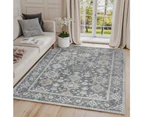 Anna Grey Machine Washable Rug