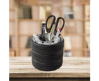 Creative Tire Shaped Pen Stand Pencil Holder Desk Organizer Office Stationery