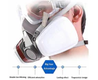 16In1 Half Face Mask For 6200 Series Gas Painting Spray Protection Respirator