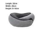 Travel Neck Pillow Chin Support Pillow Adjustable Pillow For Home,  Surround Pillow Sleep,Flower Gray Magic Sticker