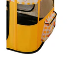 Foldable Cat House Removable Skylight Breathable Cat Delivery Room Dog Playpen For Pet Supplies M 70X55X45Cm / 27.6X21.7X17.7In Yellow