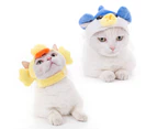 -xs-2 cute pet cat headwear cartoon dog headwear cat hat pet cross dressing party selling cute products