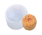 Crystal Snowy Liquid Mooncake Mold Silicone Mung Bean Pastry Baking Moulds - Xianglong 2