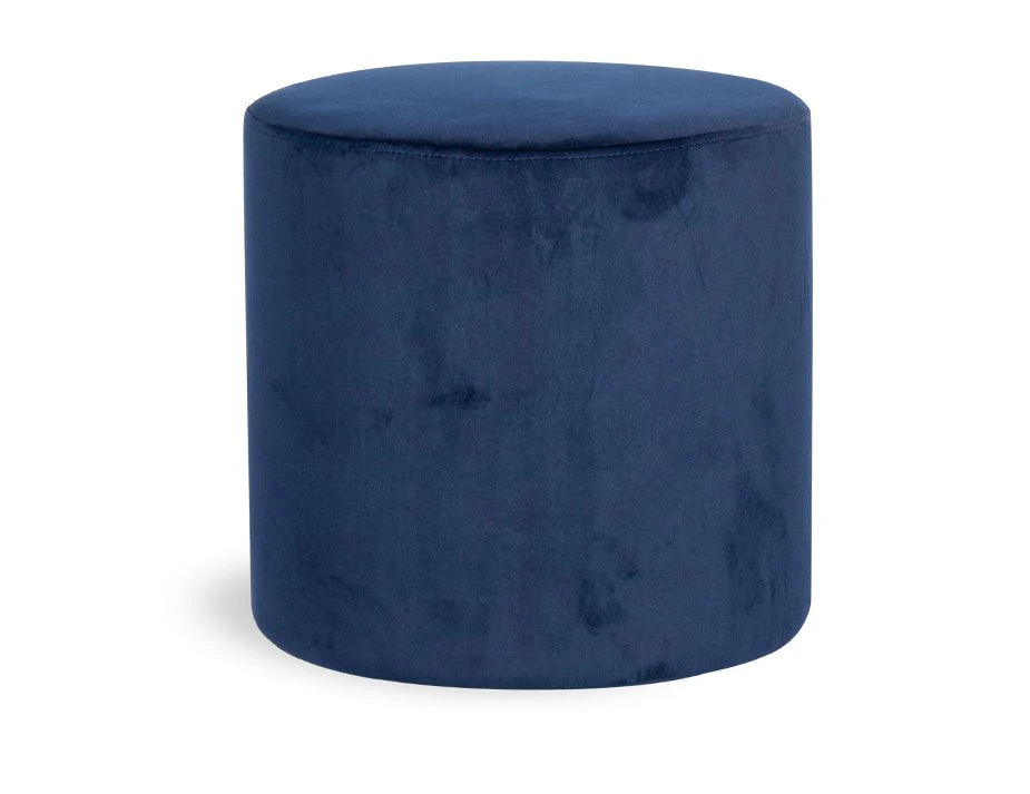 Tito Ottoman Navy Blue Velvet