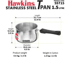 Hawkins Stainless Steel Saucepan 1.5L SST15